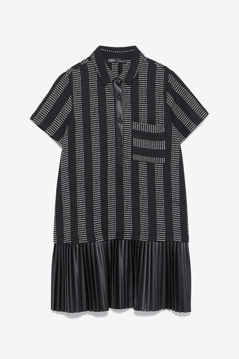 Zara combined hotsell structured dress