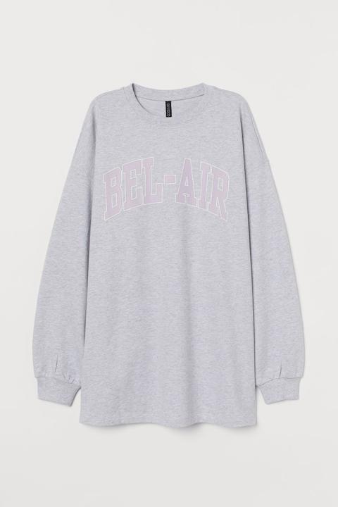 Long Sweatshirt - Grey