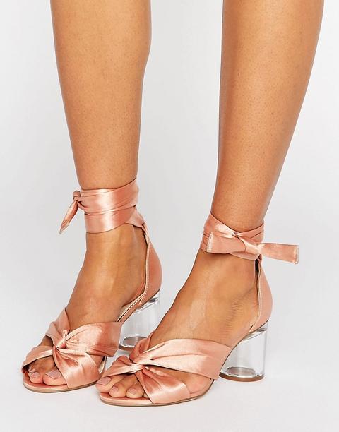 Sandalias De Tacón Hollow De Asos