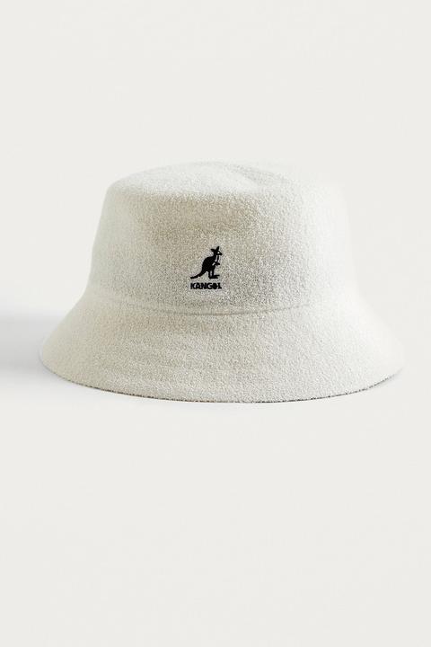 Kangol Bermuda White Bucket Hat - Mens L