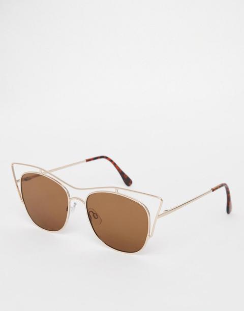 Gafas De Sol Ojos De Gato Con Montura Esqueleto De Asos