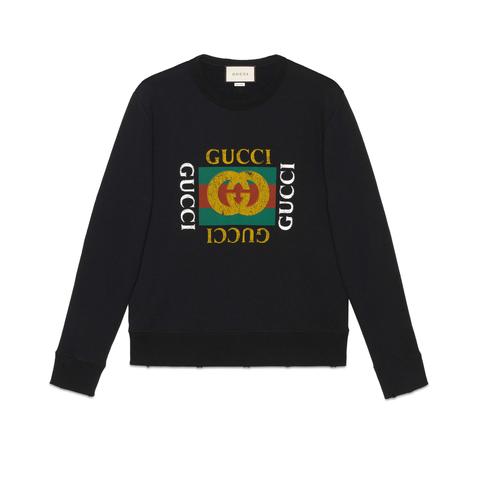 Felpa Con Logo Gucci