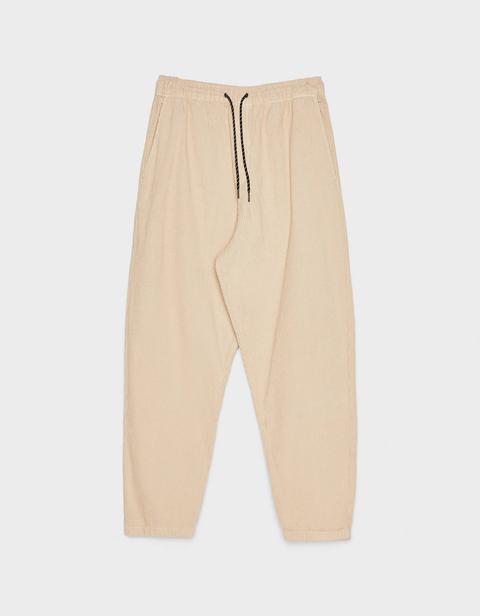 Pantalón Jogger De Pana