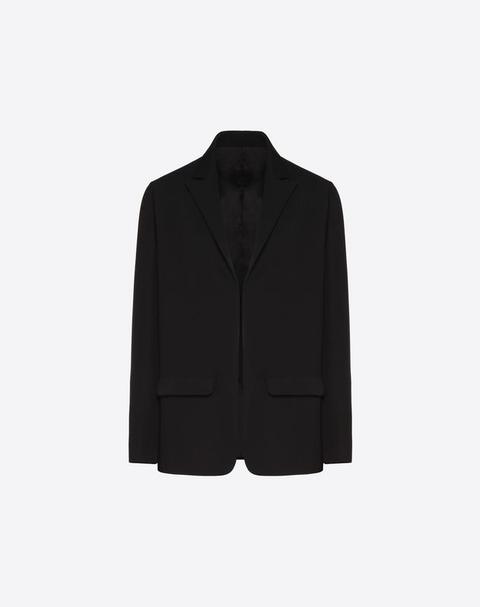 Blazer In Cady Silk Wool