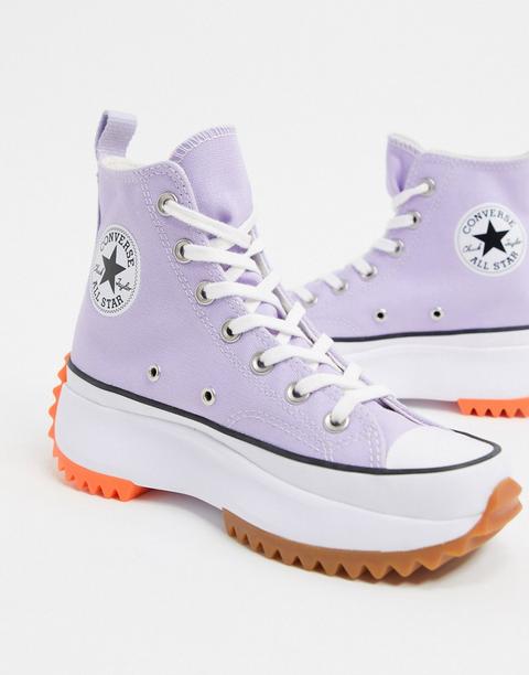 Zapatillas Hi-top Lila Run Star Hike De Converse-violeta