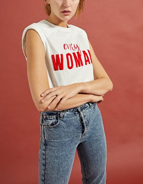 Camiseta Every Woman Con Hombreras