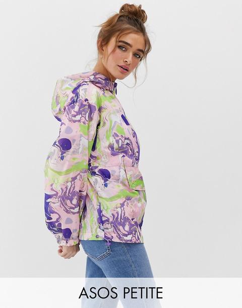 Asos Design Petite - Giacca Marmorizzata - Multicolore