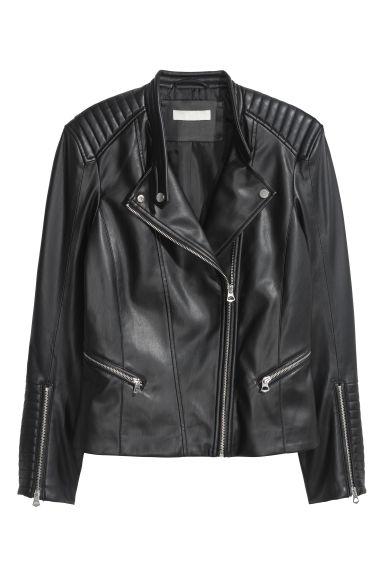 H & M - Giubbotto Stile Biker - Nero