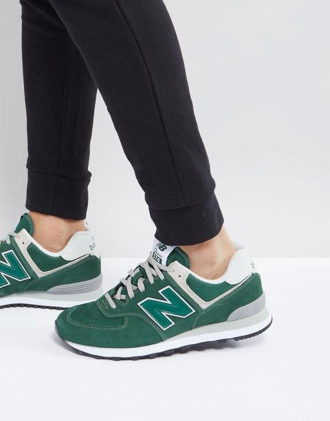 Zapatillas De Deporte Verdes 574 Ml574egr De New Balance