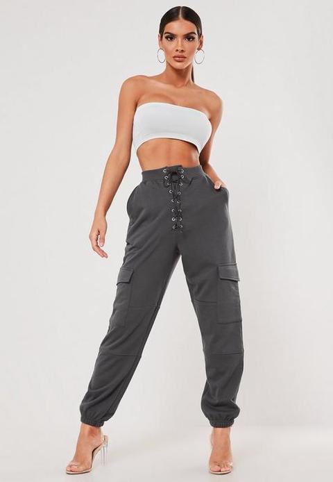 missguided grey joggers