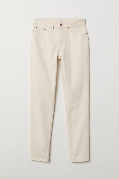 H & M - Mom Jeans - Blanc