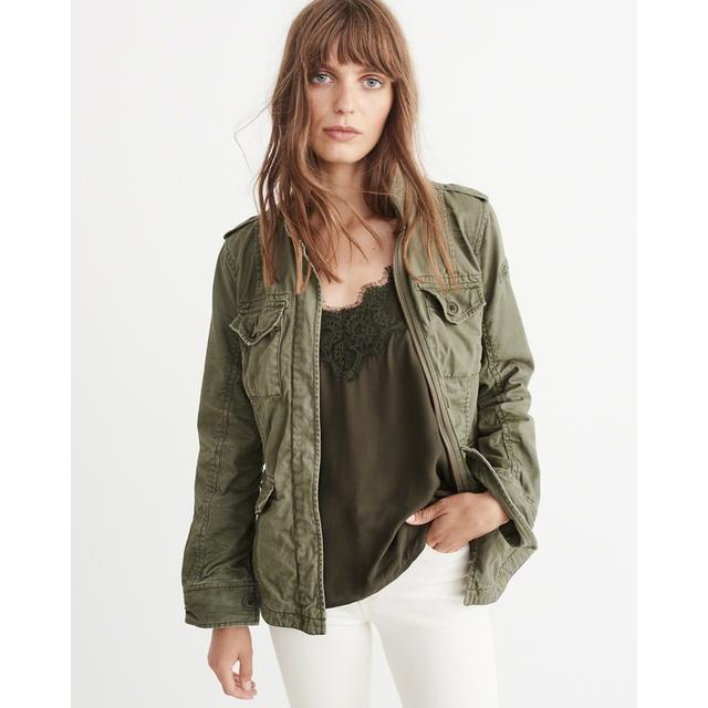 abercrombie and fitch military shirt jacket