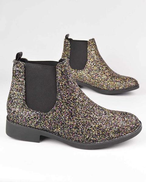 Sophie - Chelsea Boots In Multicolor Glitter