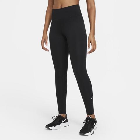 Nike Dri-fit One Women's Mid-rise Leggings - Black