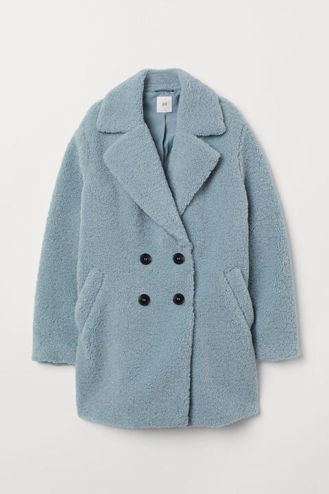 Pile Coat - Blue