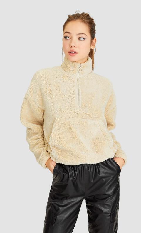 Stradivarius Sweat Fourrure Femme Pierre S