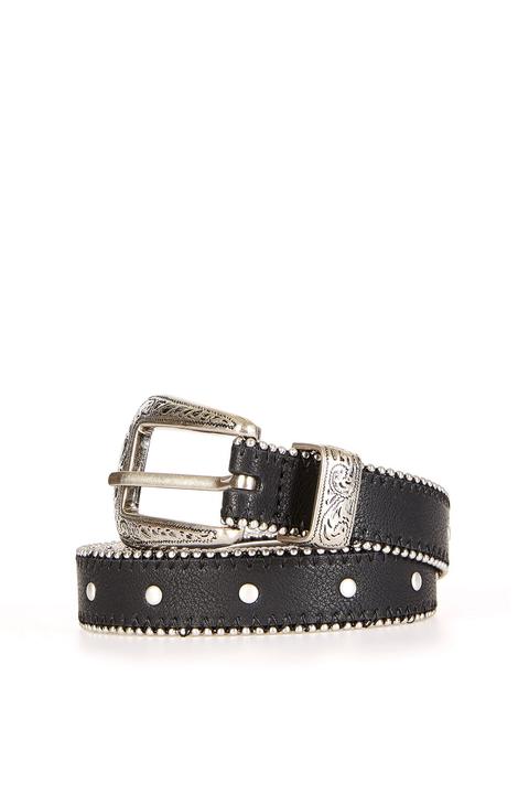 Ball And Chain Stud Western Belt