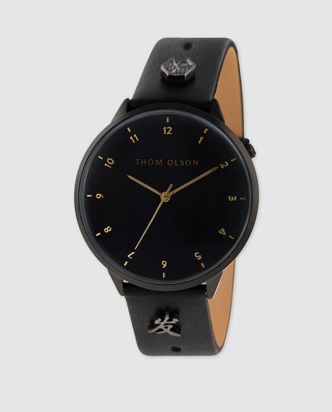 Thom Olson - Reloj De Hombre Chisai Cbto024 De Piel Negro