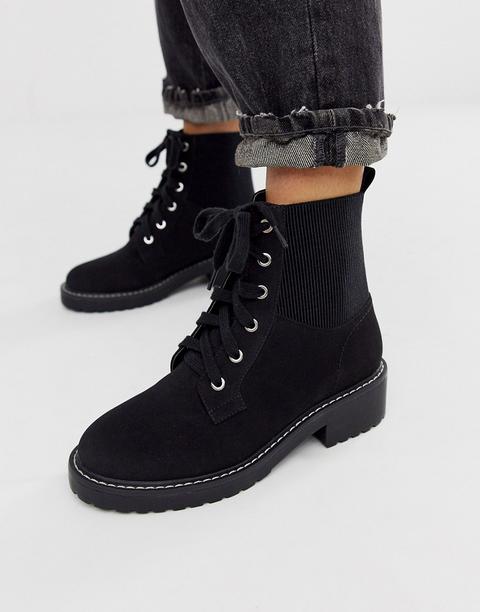 flat chunky boots
