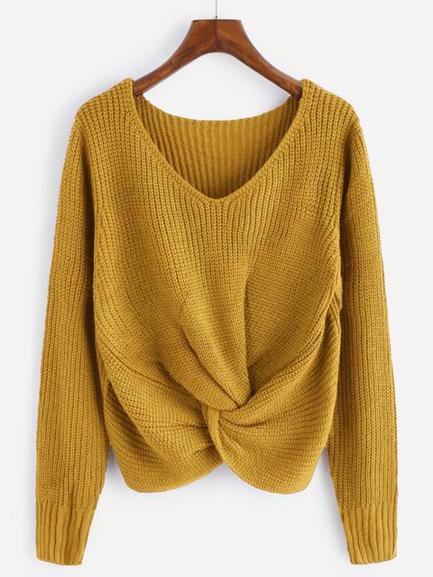Maglione Con Scollo A V