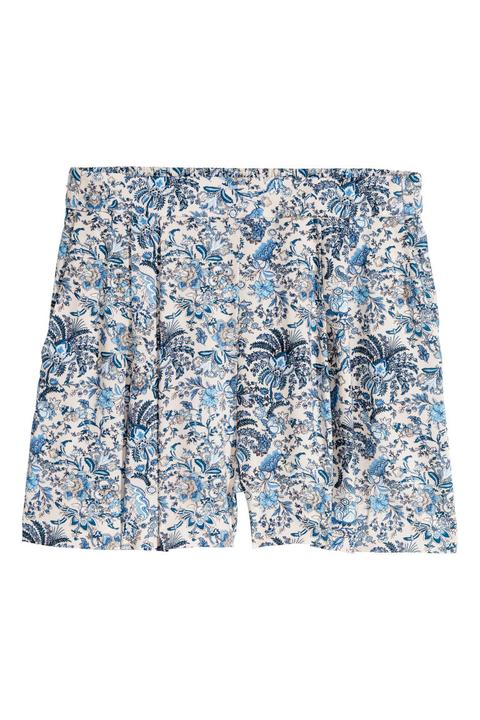 H & M - Shorts Ampi - Bianco