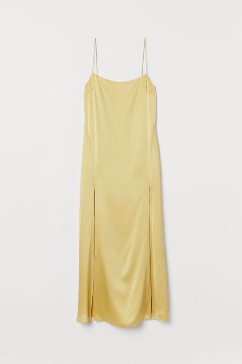 Vestido De Seda - Amarillo