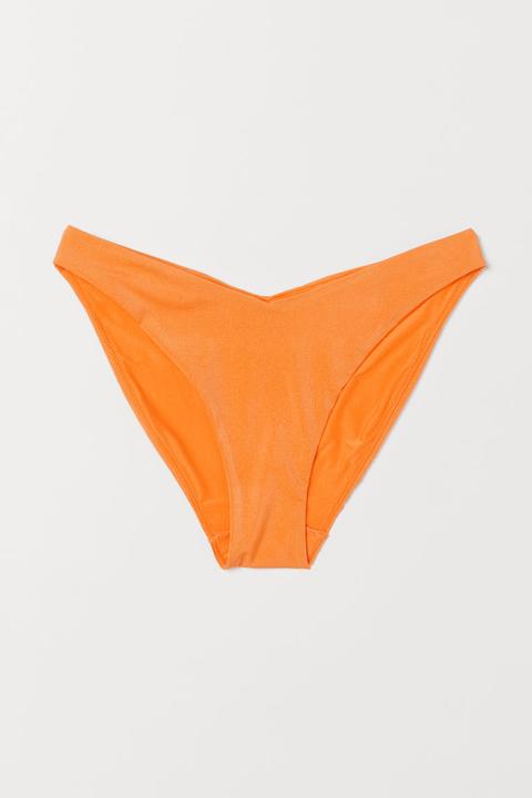 Bas De Maillot En V - Orange