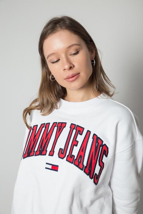 tommy jeans clean collegiate sweater
