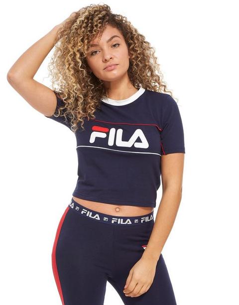 Fila Logo Crop T-shirt