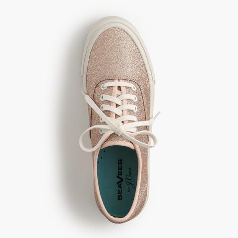 Seavees® For J.crew Legend Sneakers In Glitter