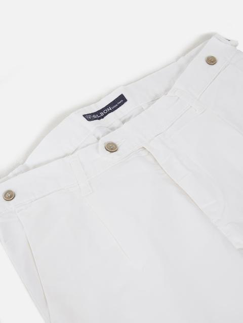 Pantalon Sport Chino Premium Blanco