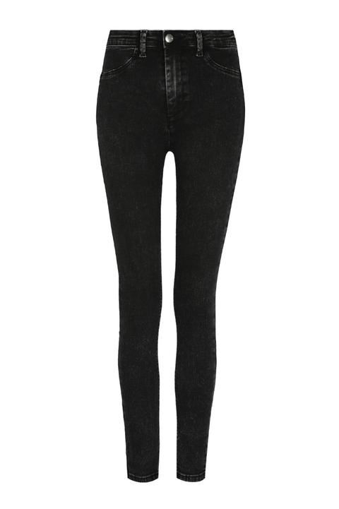 Jeans Vita Alta Nero Push-up