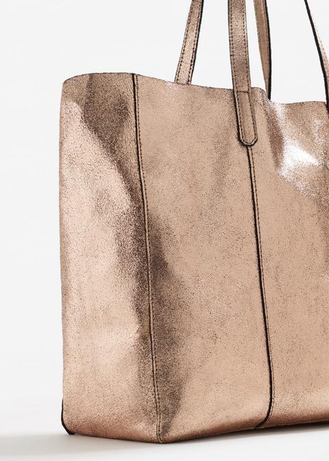 Borsa Pelle Metallizzata