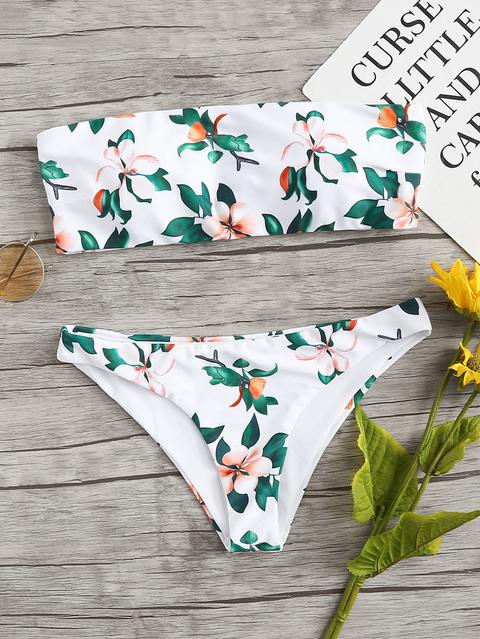 Bikini Con Stampa Floreale