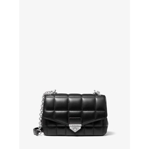 Mk Soho Small Quilted Leather Shoulder Bag - Black - Michael Kors