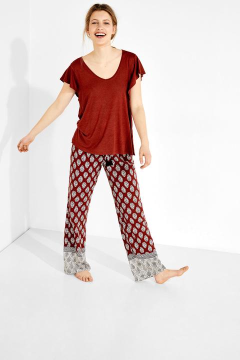 Long Patterned Trousers