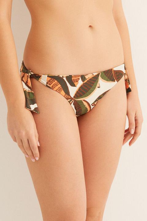 Braga Bikini Reversible Hojas