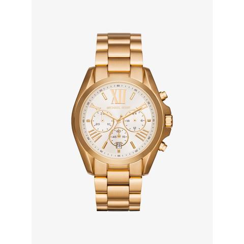 Reloj Bradshaw Oversize En Tono Dorado