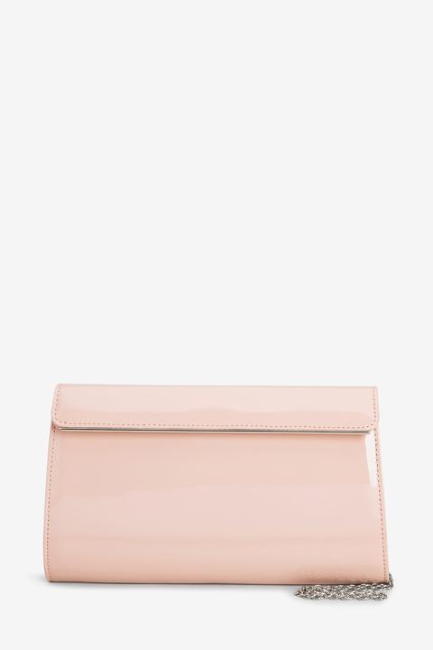 next pink clutch bag