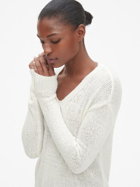 gap v neck sweater women's