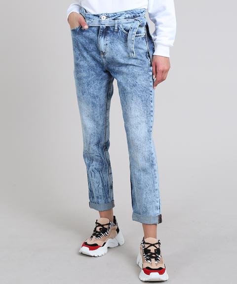 calça jeans feminina de amarrar