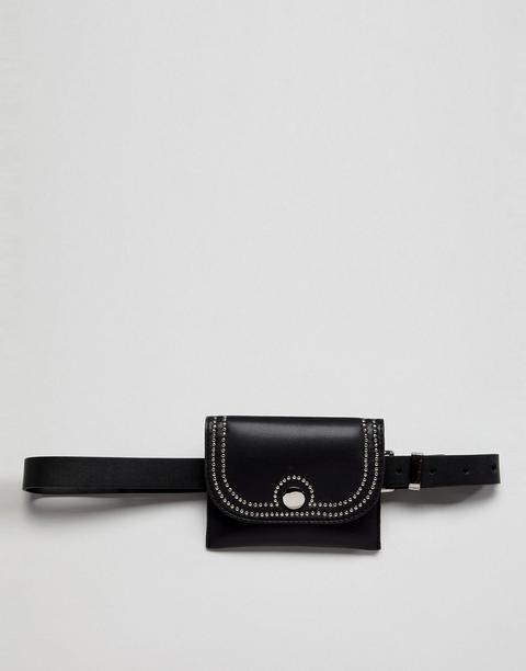 Glamorous Black Belt Bag With Buckle