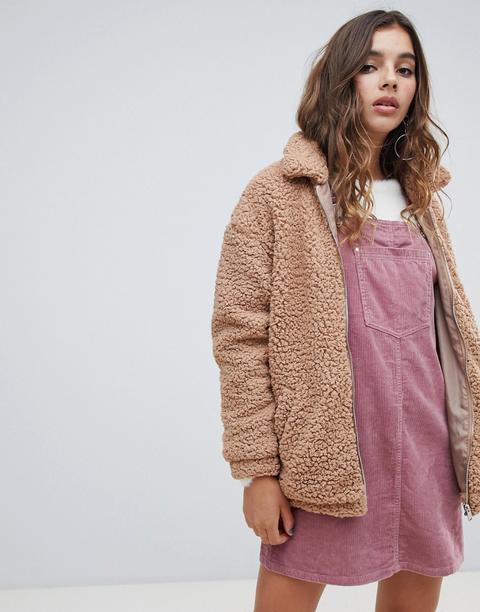 Chaqueta En Tejido De Peluche Jdy
