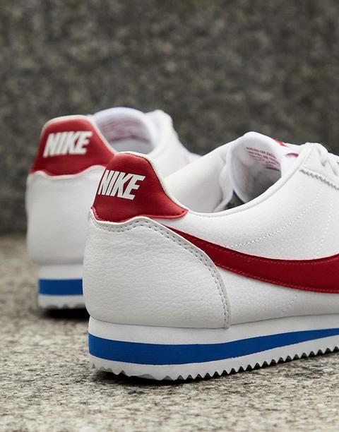 nike bianche cortez