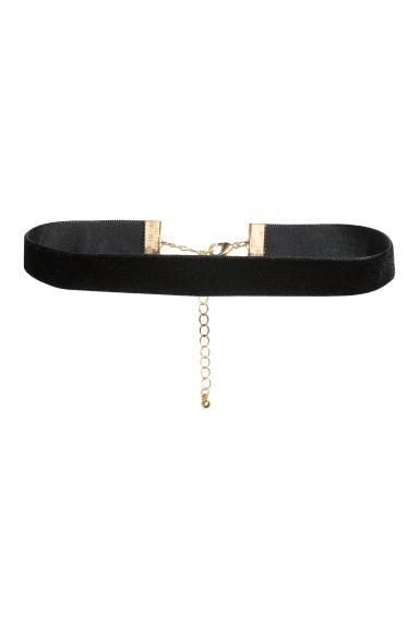 H & M - Choker In Velluto - Nero