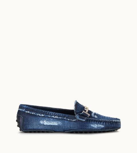 Gommino Mocassino In Denim