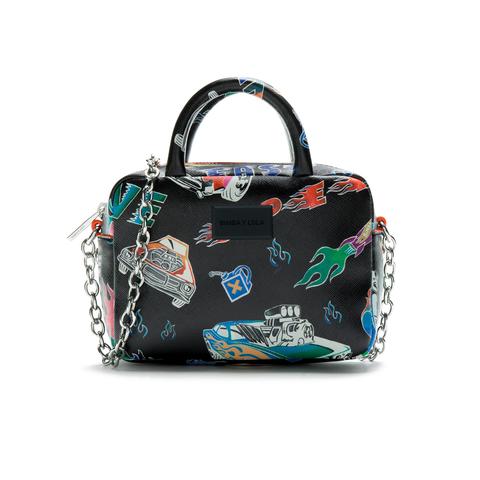 Bolso Bandolera Mini Print Negro