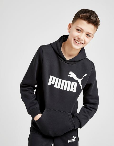 Puma Core Logo Hoodie Junior - Black 