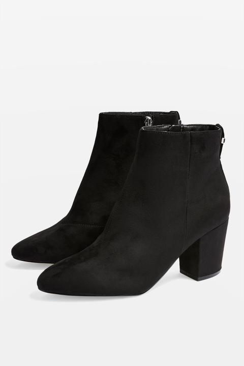 Womens Brooklyn Block Boots - Black, Black