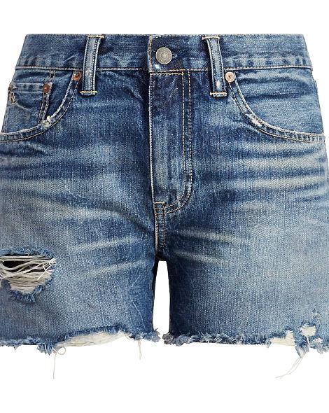 Short Sfilacciati In Denim